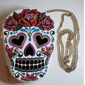 Betsey Johnson Sugar skull crossbody bag